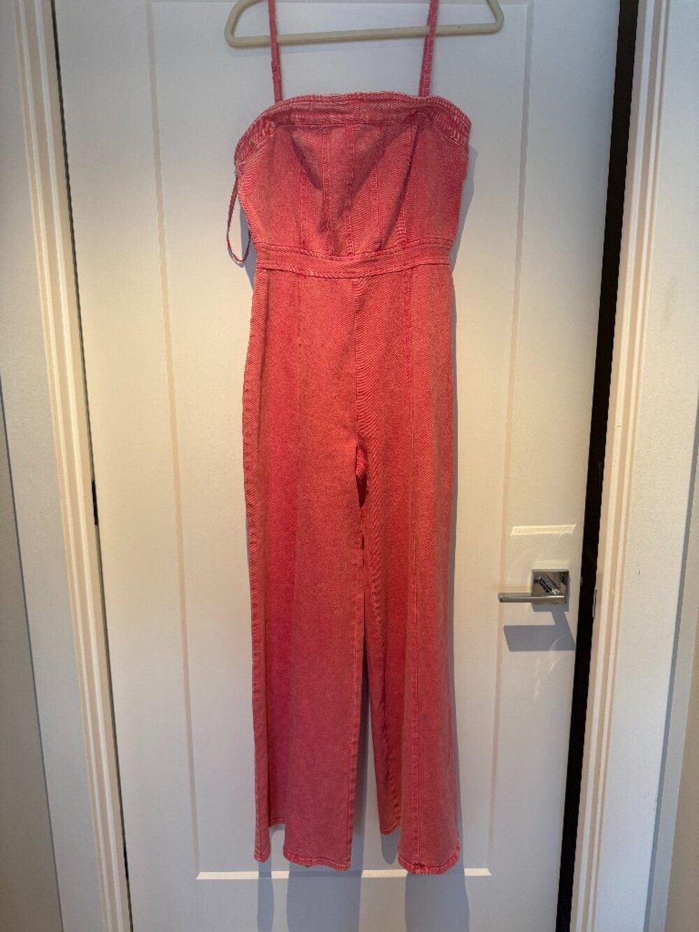 VICI Trendsetter Denim Jumpsuit Acid Pink XL